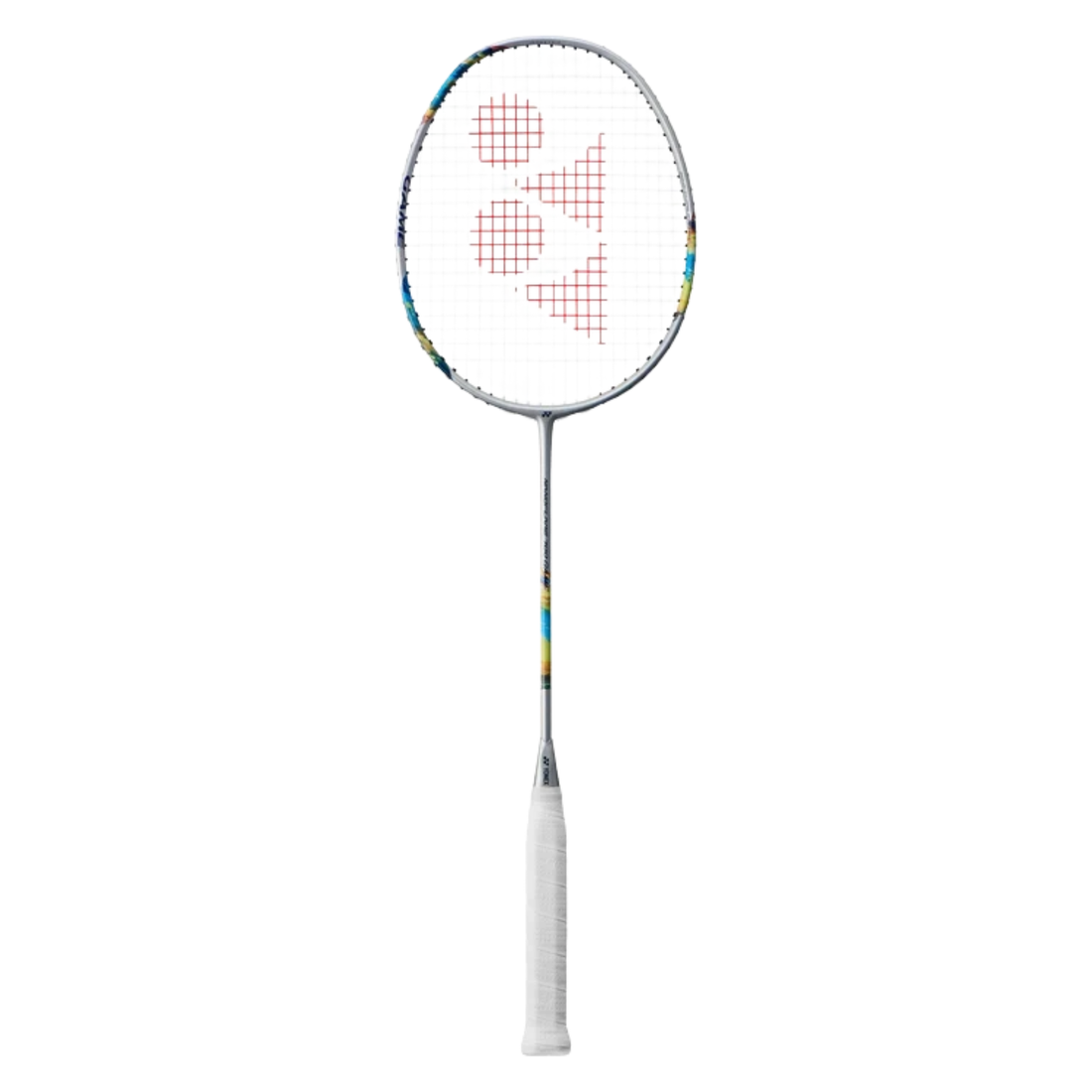 Yonex Nanoflare 700 Game Strung Badminton Racket [Silver/Sky Blue]