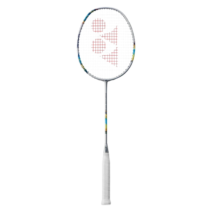 Yonex Nanoflare 700 Game Strung Badminton Racket [Silver/Sky Blue]