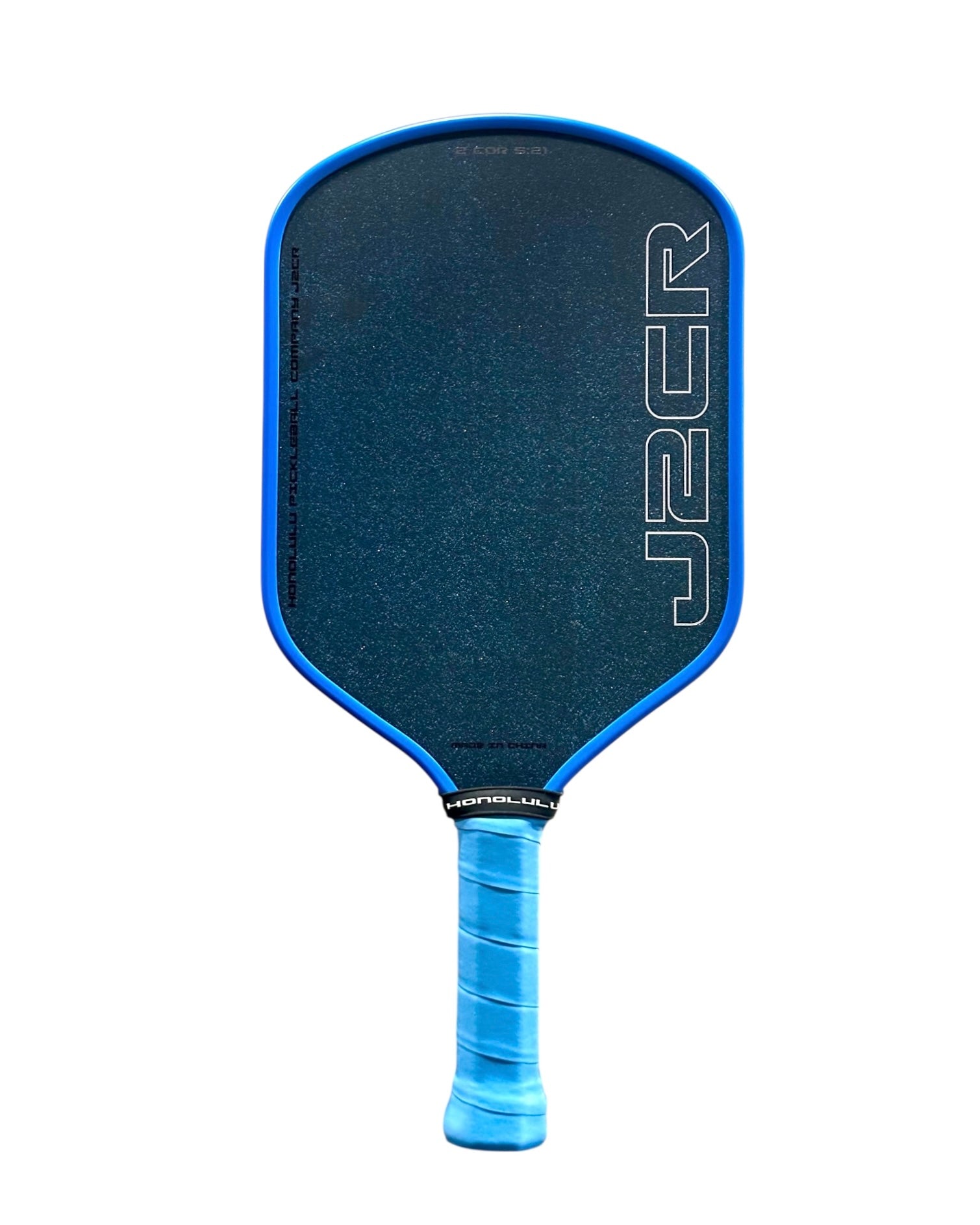 Honolulu J2CR Crystal Blue Endurance Surface Pickleball Paddle - Blue