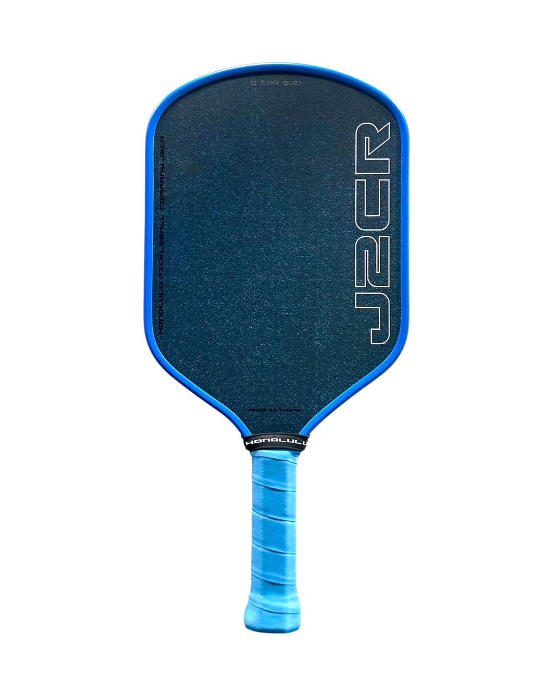 Honolulu J2CR Crystal Blue Endurance Surface Pickleball Paddle - Blue
