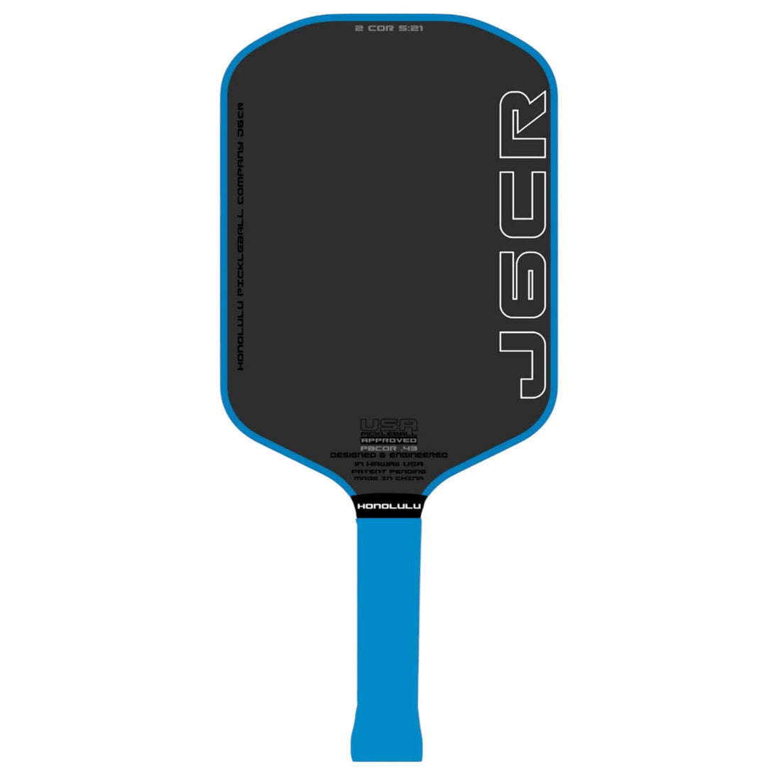 Honolulu J6CR Pickleball Paddle - Blue