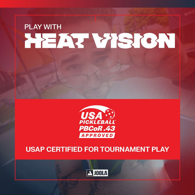 JOOLA Perseus Heat Vision 16mm - Ignite Blaze Red Color