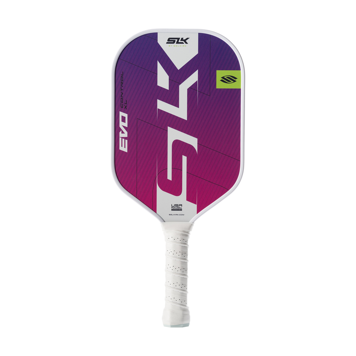 SLK EVO Control XL pickleball paddle on a white background