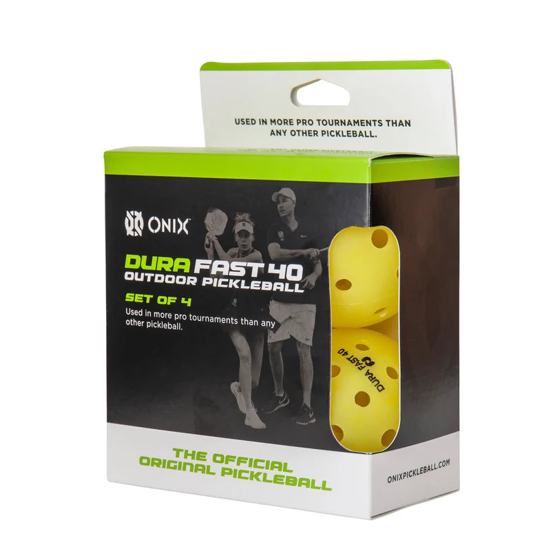 DURA Fast-40 Outdoor Pickleballs (Pack Of Four)