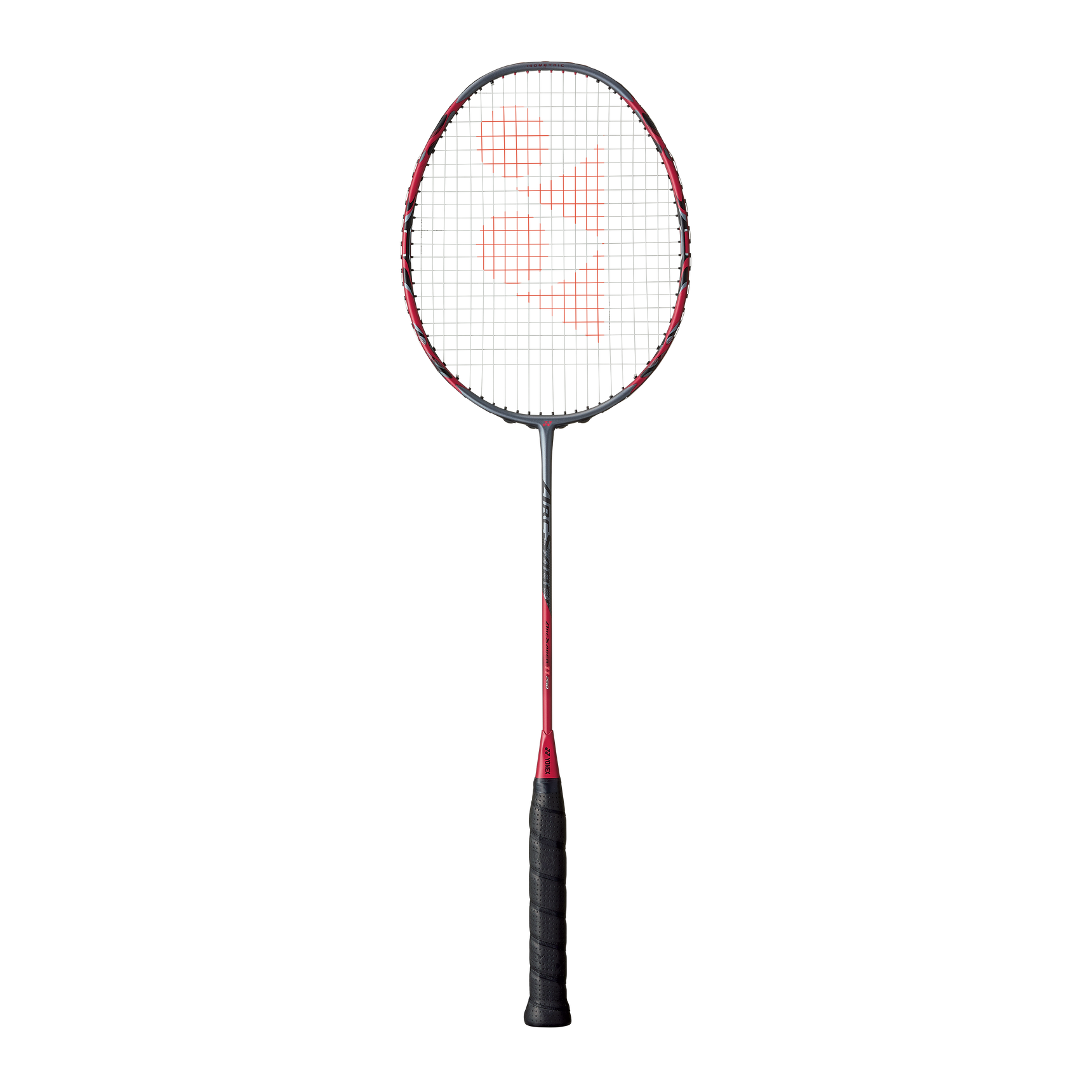 Yonex Arcsaber 11 Pro Grayish Pearl badminton racket on white background