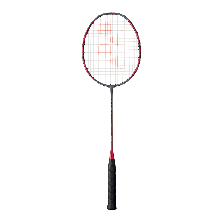 Yonex Arcsaber 11 Pro Grayish Pearl badminton racket on white background