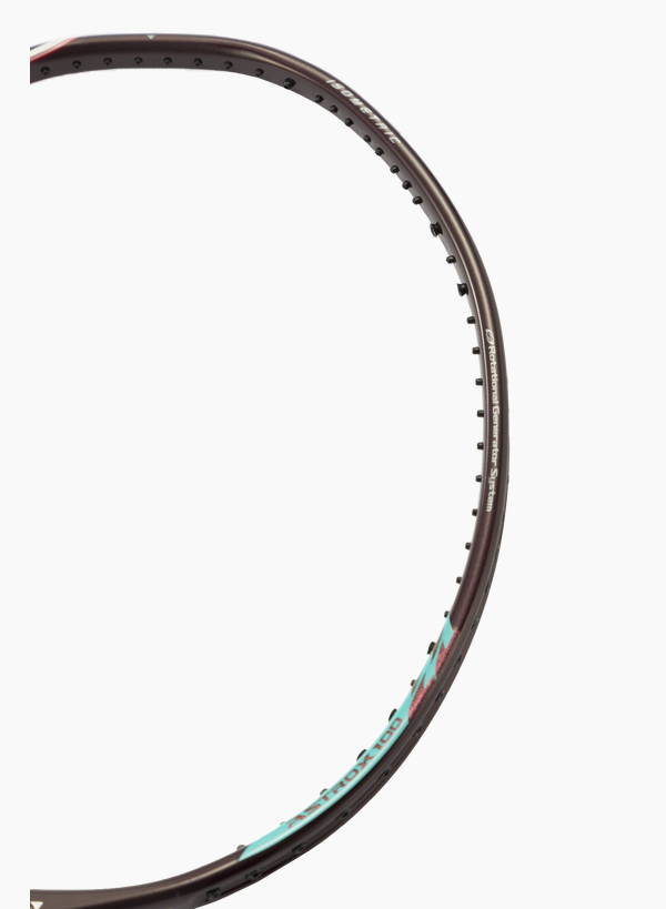 Yonex Astrox 100 ZZ Kurenai badminton racket shaft detail