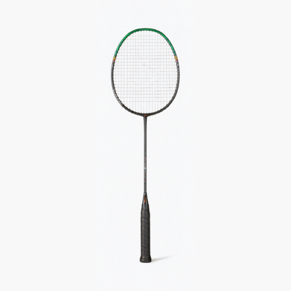 Yonex ASTROX 99 Game Black Green strung badminton racket front view