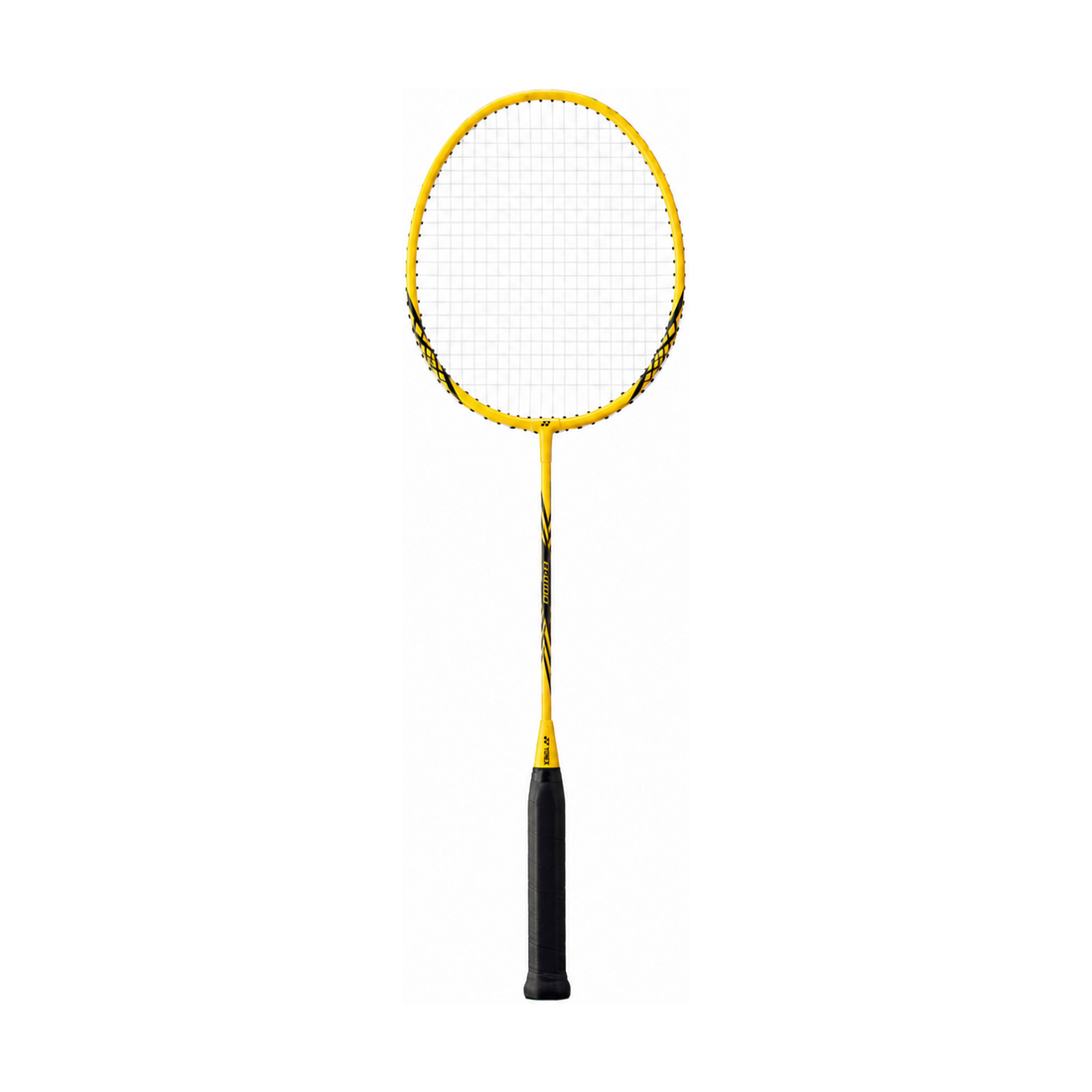 Yonex B4000 Strung badminton racquet – front view on white background