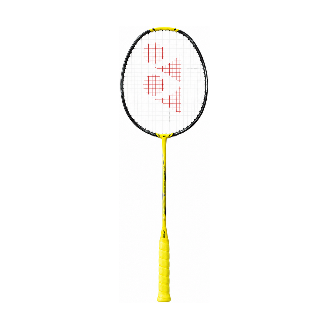 Yonex Nanoflare 1000Z badminton racquet – front view on white background